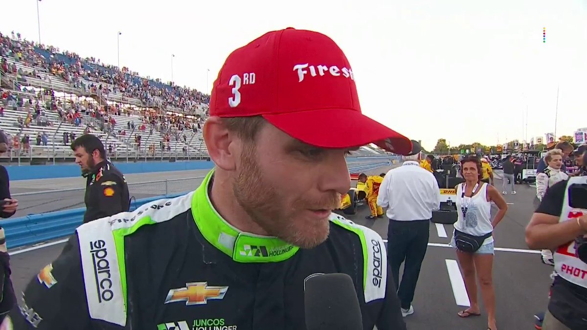 CONOR DALY MADE IT HAPPEN! He's back on the podium and Juncos Hollinger Racing is on the podium for the first time EVER! #INDYCAR
