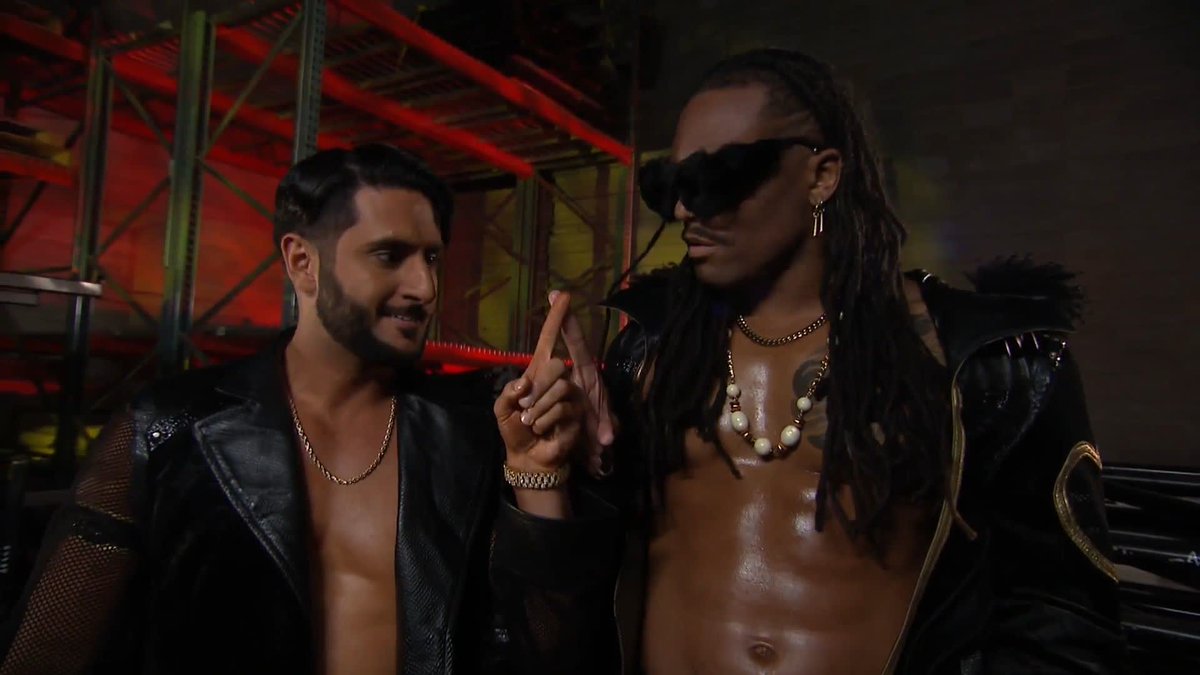 The MxM Collection issue a FRIDAY NIGHT FASHION FIGHT challenge! Watch #AEWCollision LIVE on TNT! Buddy Matthews | Big Bad Brody King | Mason Madden | Mansoor
