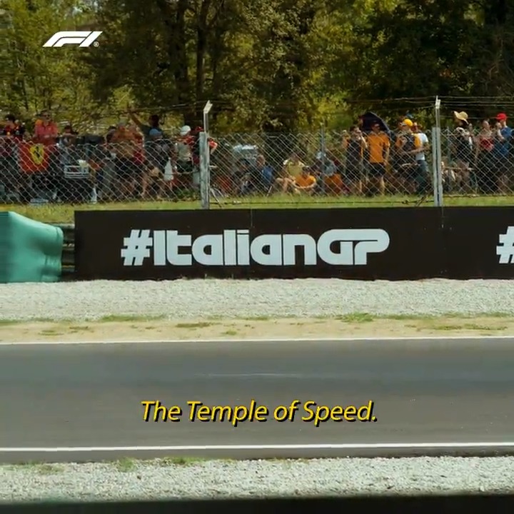 It's race day... Welcome to the Temple Of Speed. 🇮🇹 #F1 #ItalianGP