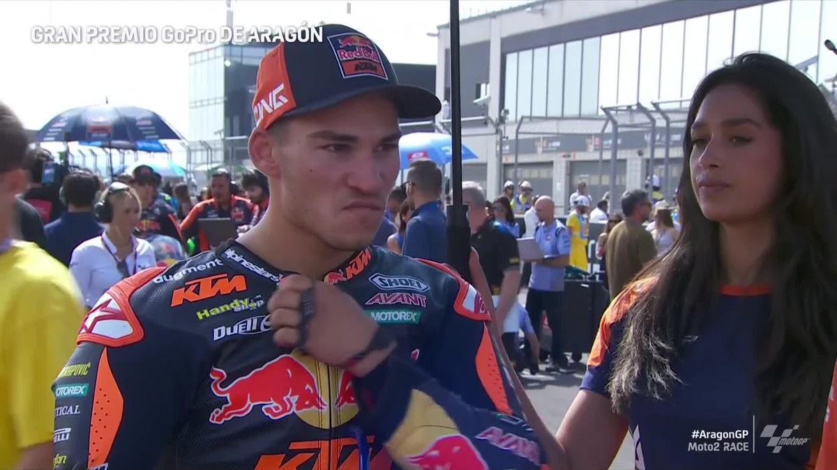 Another rookie who has been on top form 👊 Deniz Öncü with his best qualifying result heads the second row 🔥 #AragonGP 🏁