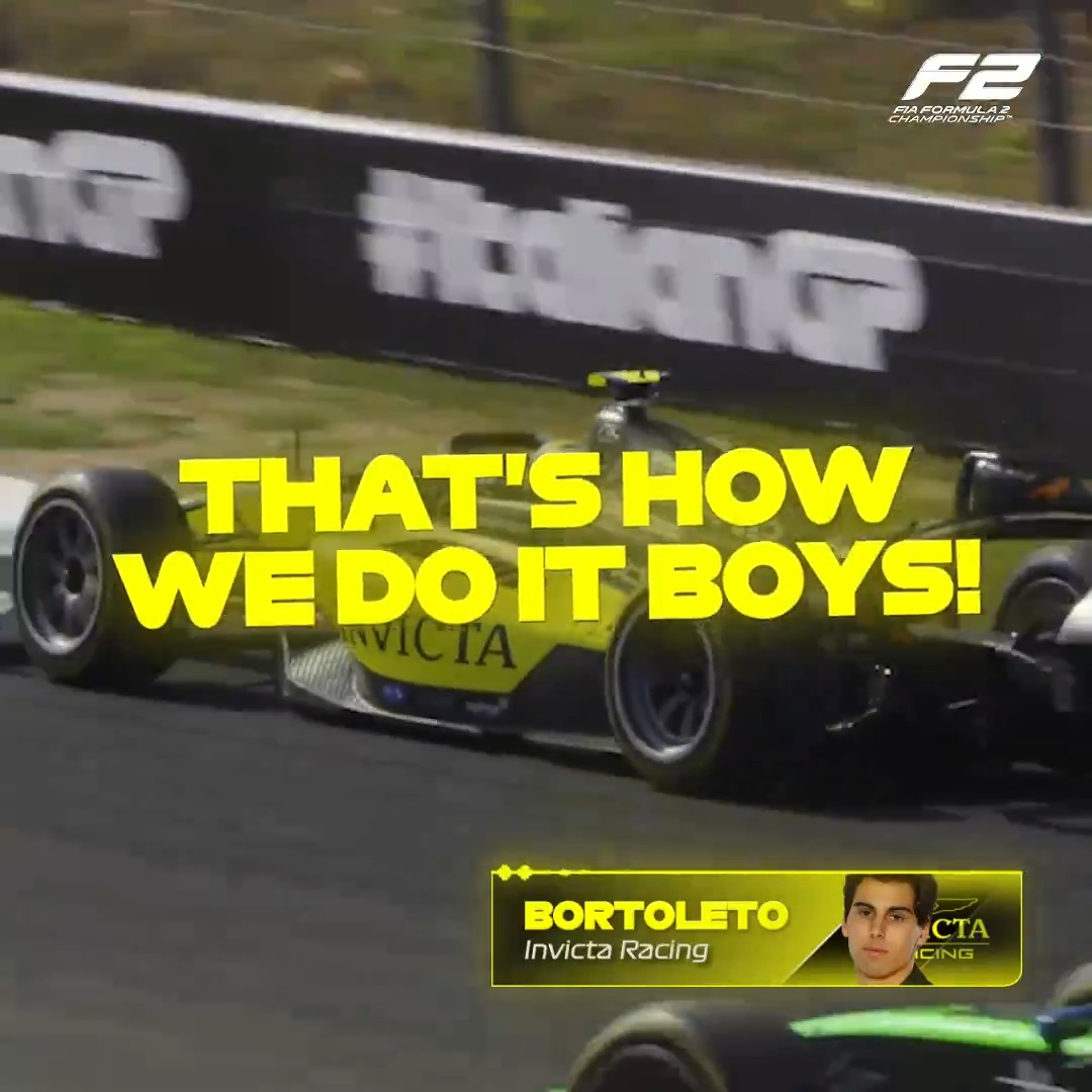 Last to first? 🤔 Gabriel Bortoleto has completed it mate ✅😏 #F2 #ItalianGP