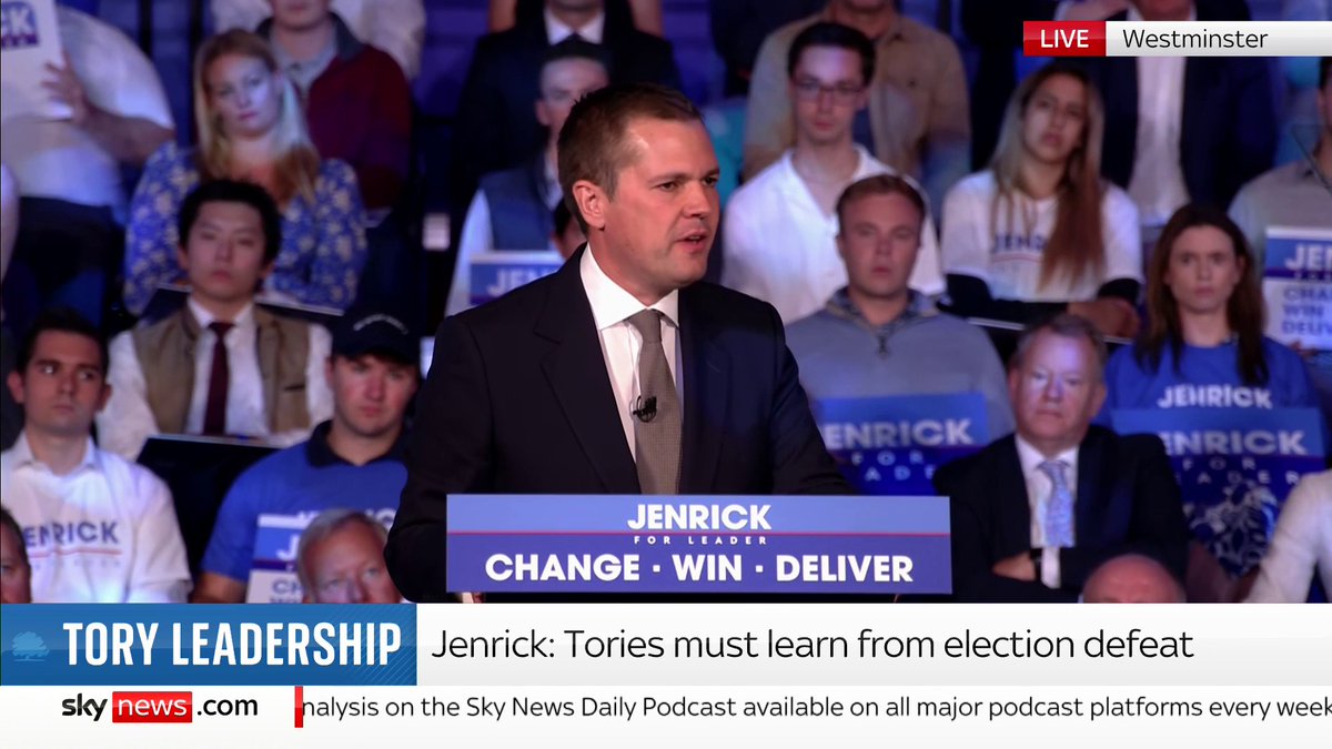“We are a great country” says Robert Jenrick as he campaigns to be the next Conservative leader. 📺 Sky 501, Virgin 602, Freeview 233 and YouTube