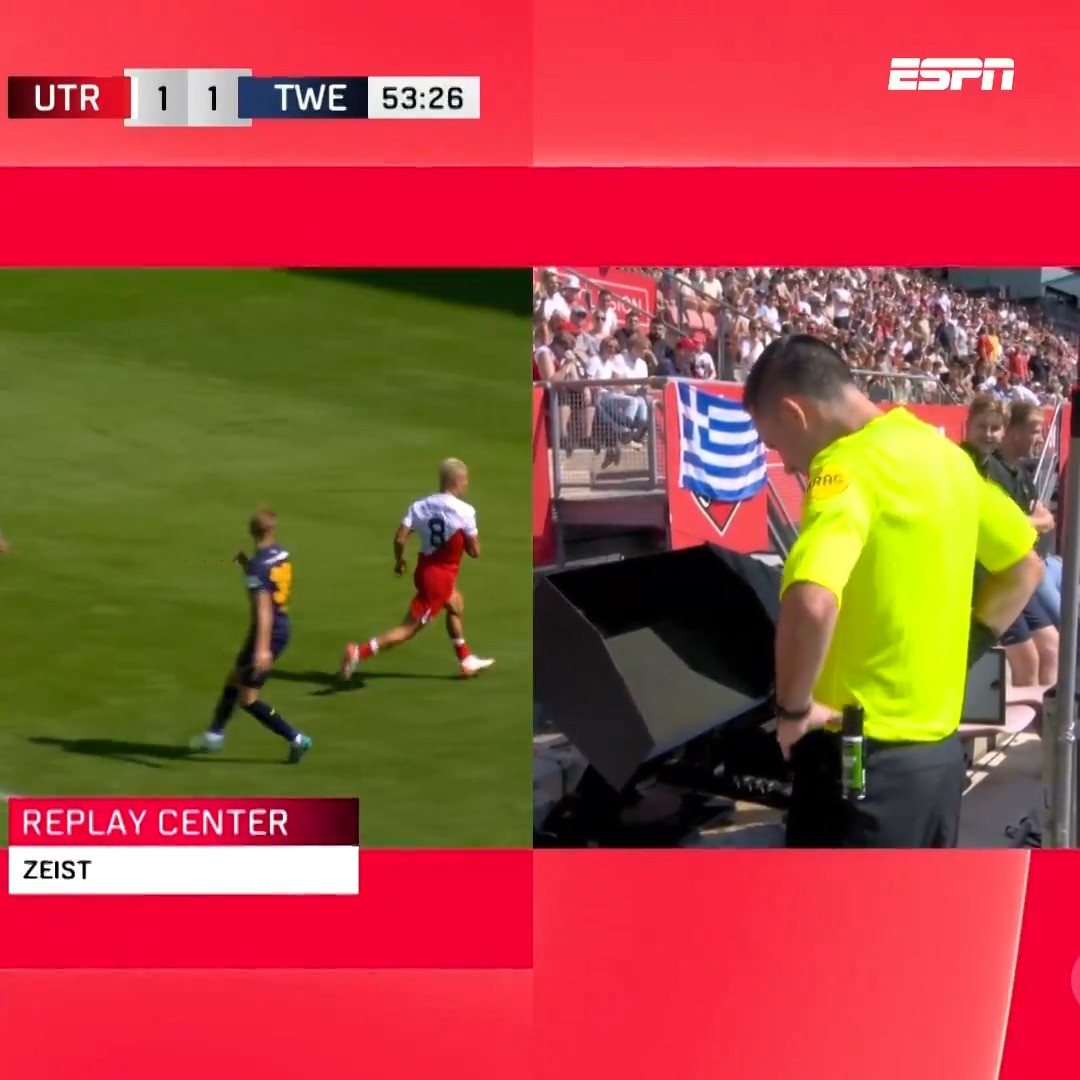 Hands of geen hands? Het doelpunt gaat door: FC Utrecht aan de leiding ✅ #utrtwe