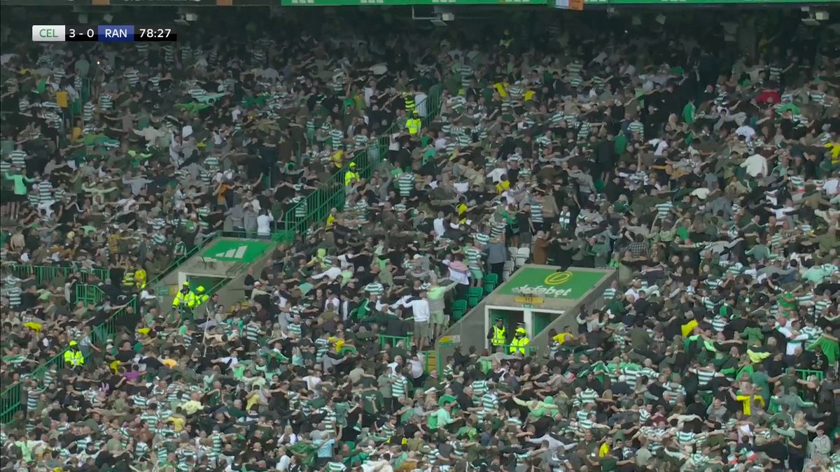 🍀 The Celtic fans are enjoying this one ⬇️