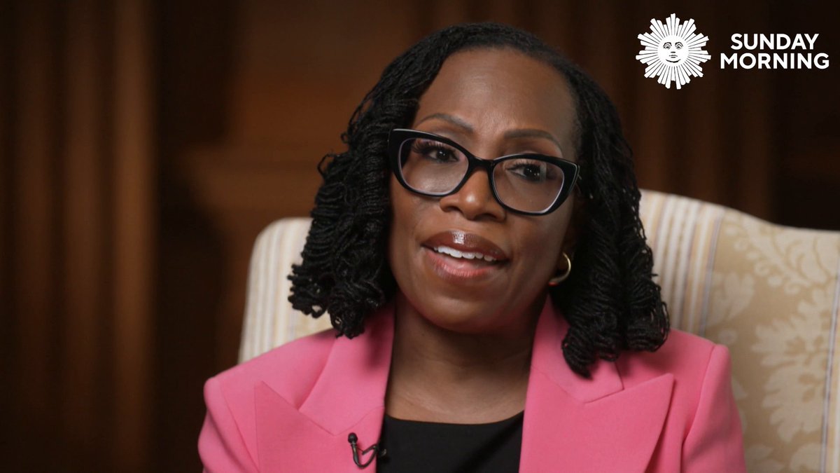 Justice Ketanji Brown Jackson talks with CBS Evening News anchor and managing editor Norah O'Donnell 🇺🇸 about her dissent in the Supreme Court’s recent rulings that struck down the use of race as a factor in U.S. college admissions.