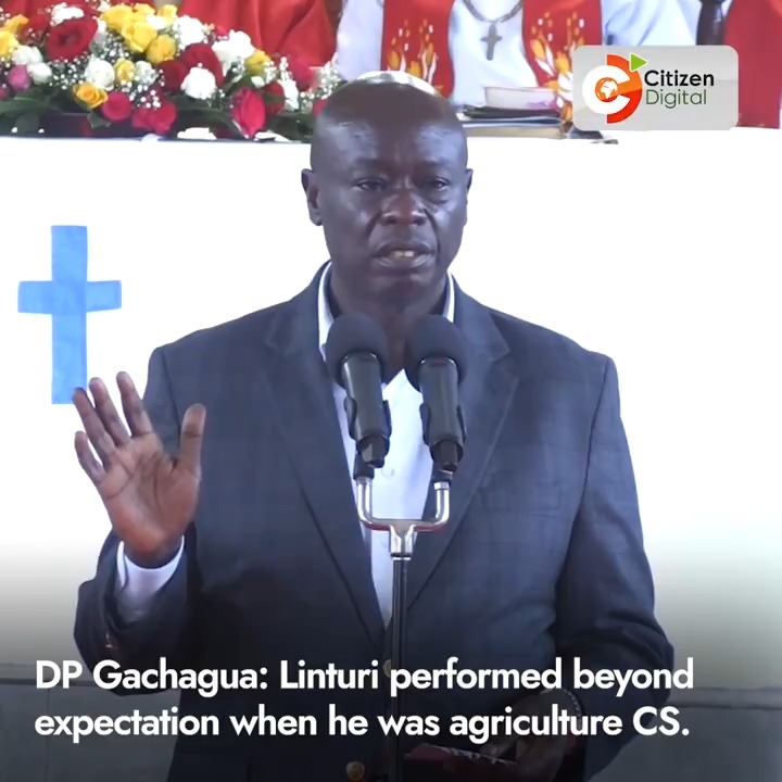 DP Gachagua: Mithika Linturi performed beyond expectation when he was Agriculture CS. He was only caught up in this reorganisation because of the political dynamics of the country