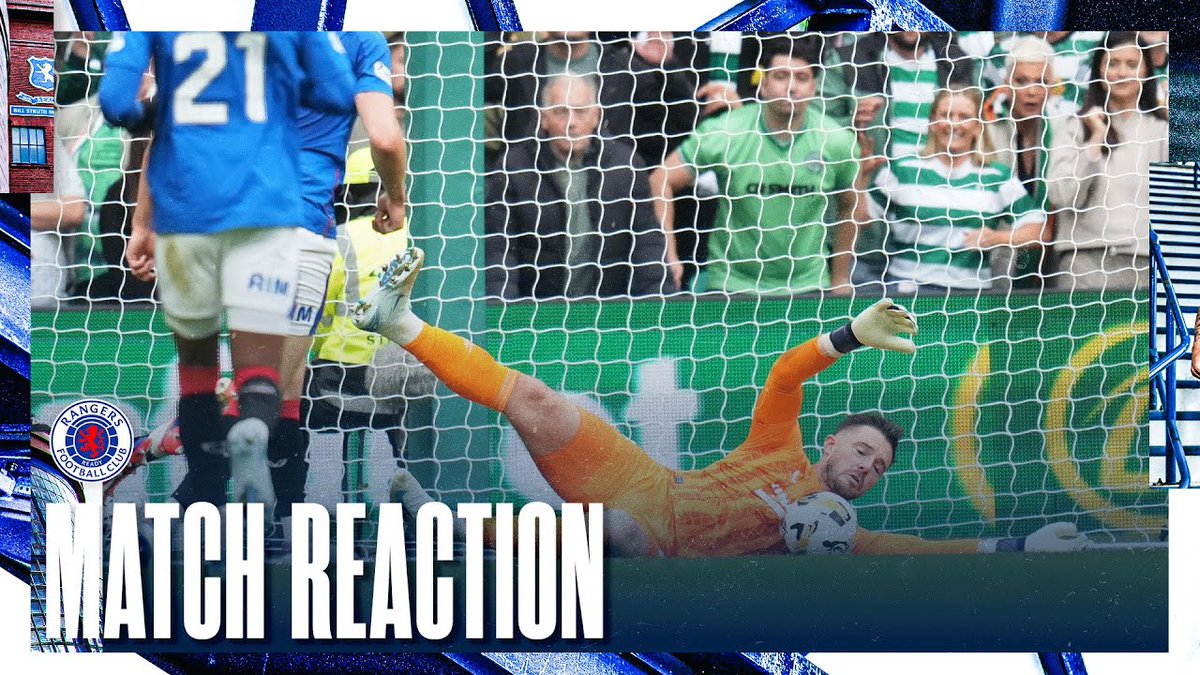 🎙️ Jack Butland spoke to RangersTV after today's match against Celtic.