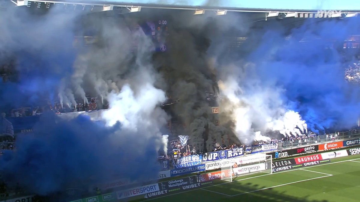 Inramningen, med en hyllning till Sven-Göran Eriksson, på Gamla Ullevi inför avspark! 📲 Se IFK Göteborg - Hammarby IF på Max