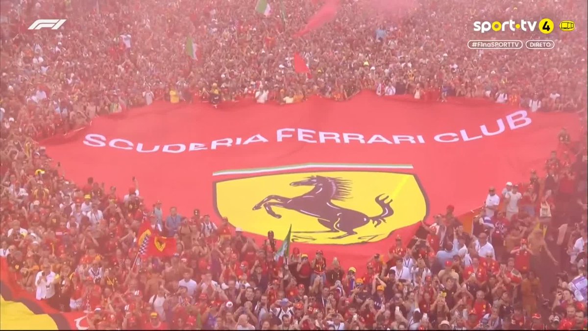 Arrepiante 🥹 #sporttvportugal #F1nasporttv #F1 #ItalianGP #Leclerc #Scuderiaferrari