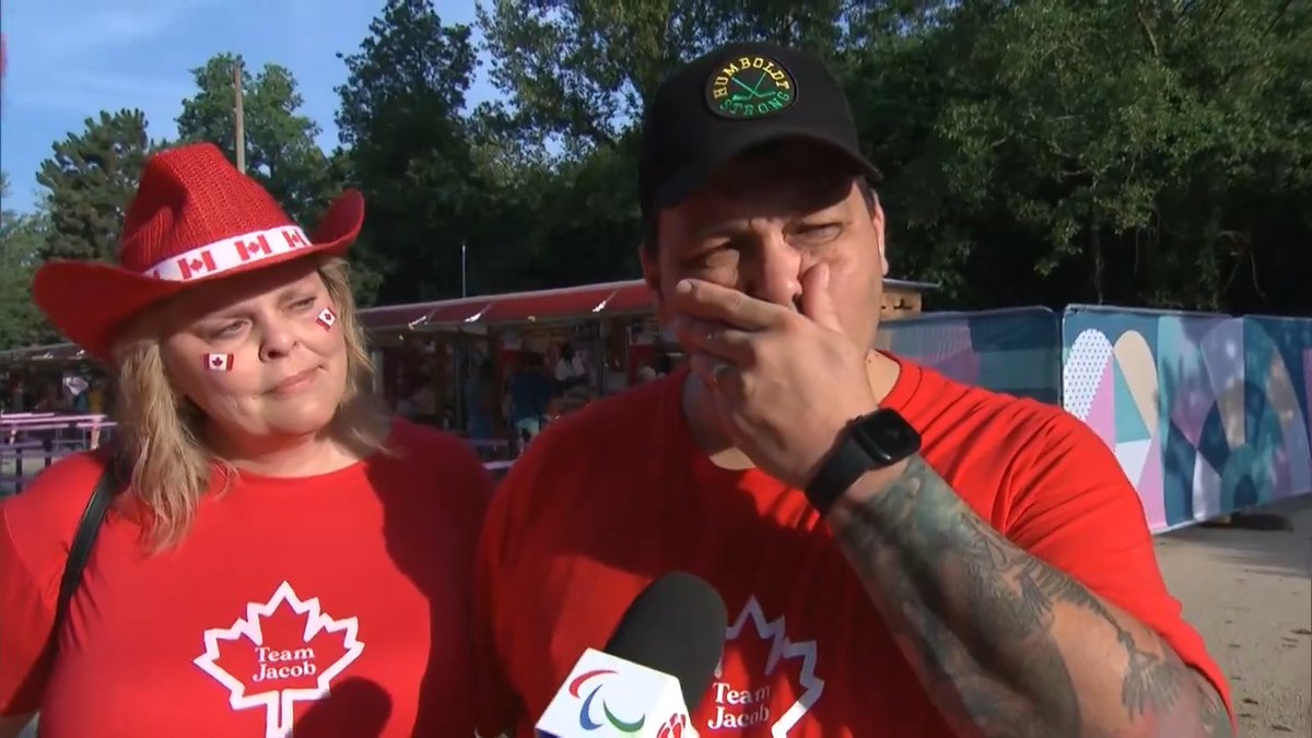 "It's okay to not be okay. But it's not okay to stay there. You get back up." Jacob Wassermann's family is beaming with pride after watching him compete at his first Paralympics ❤️🇨🇦