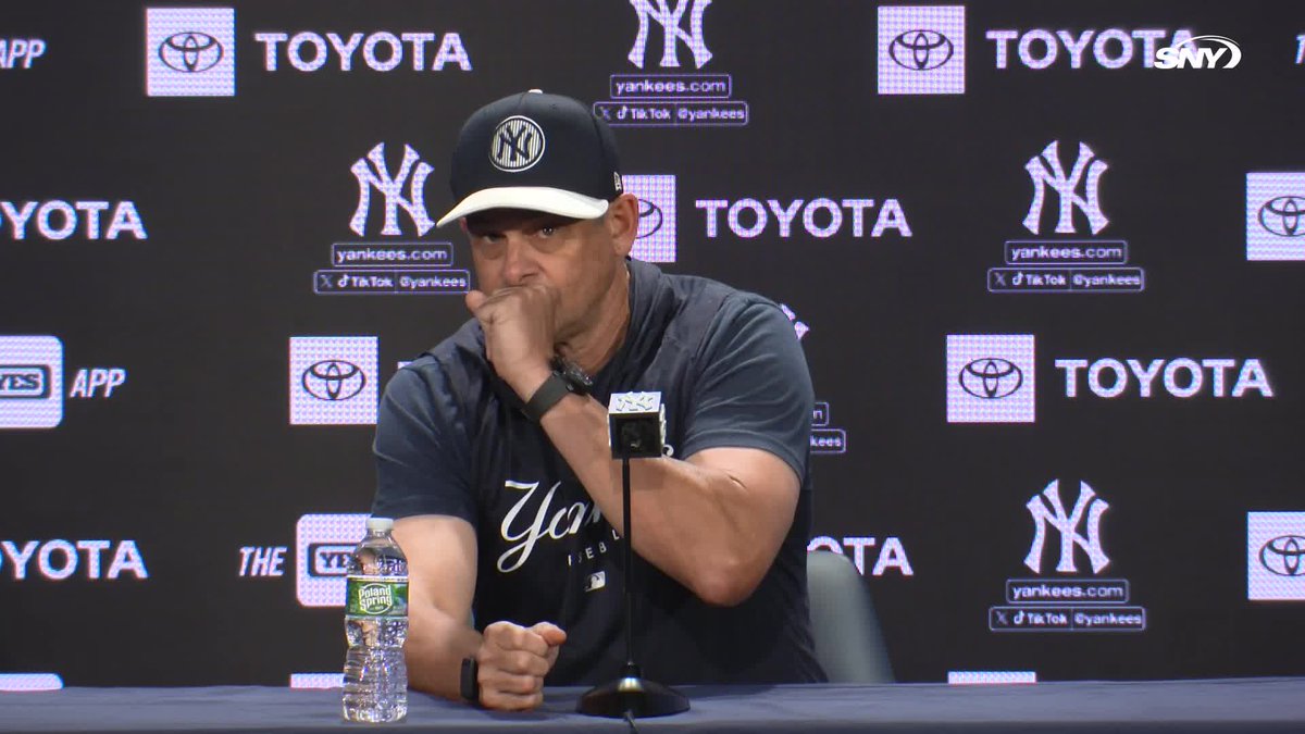 “When he comes up here you’re gonna want to play him everyday… It’s important for him to continue to play right now.” -Aaron Boone on Jasson Dominguez