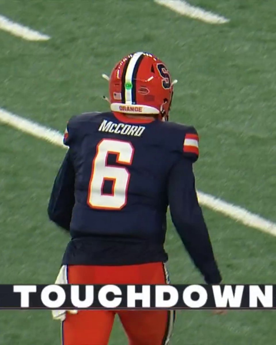 🍊 354 Pass Yards 🍊 4 Pass TD (Cuse debut record) Kyle McCord threw for a pair of career-highs in his Syracuse Football debut 😮💨