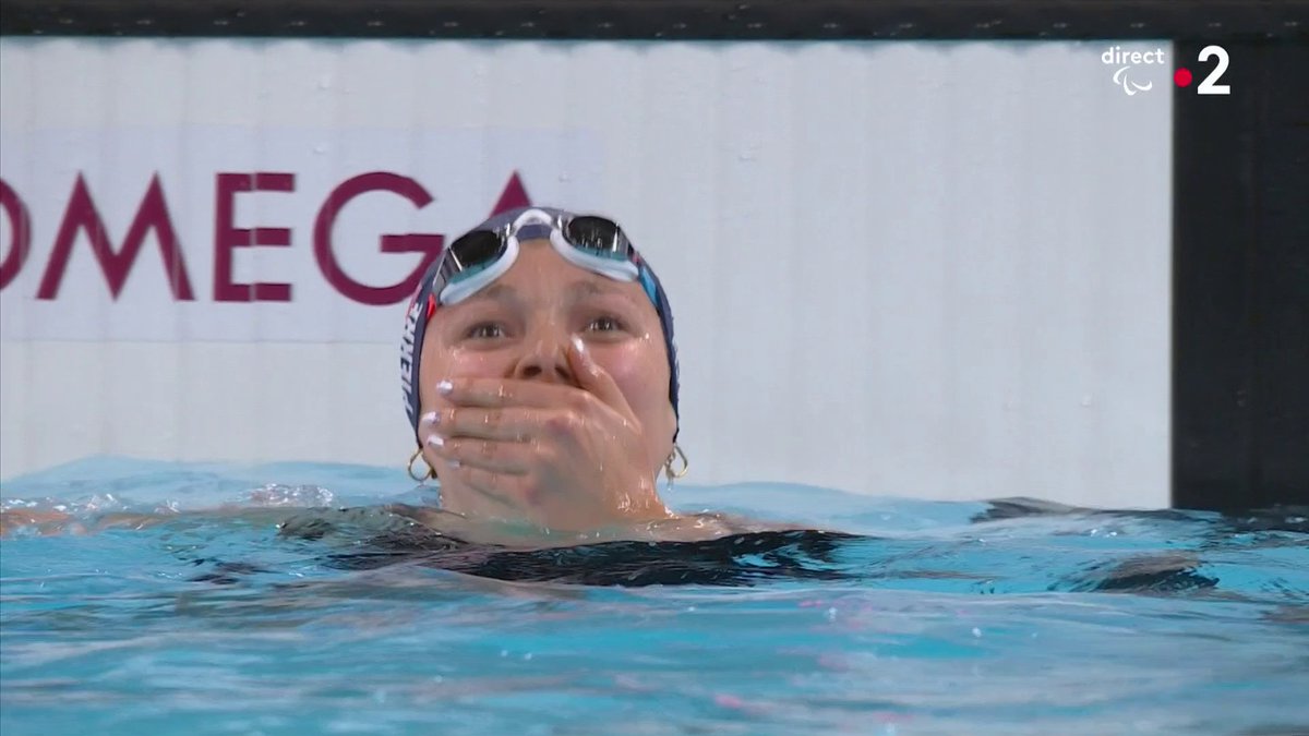 #Paris2024 | 🔥🇫🇷 OUIIIII !! EMELINE PIERRE EN OR SUR LE 100 M NAGE LIBRE ! 🤩 C'est magnifique, BRAVO EMELINE ! 📺 Suivez les #JeuxParalympiques en direct :