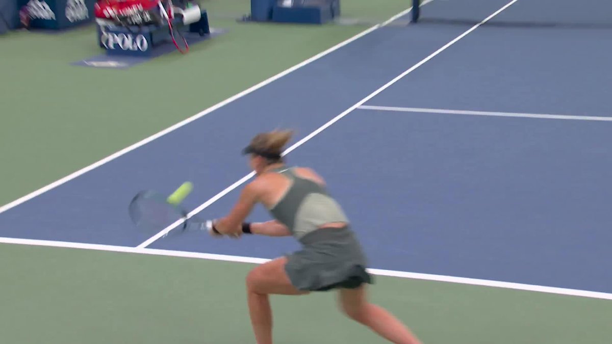 Badosa came to play 💫 @PaulaBadosa | #USOpen