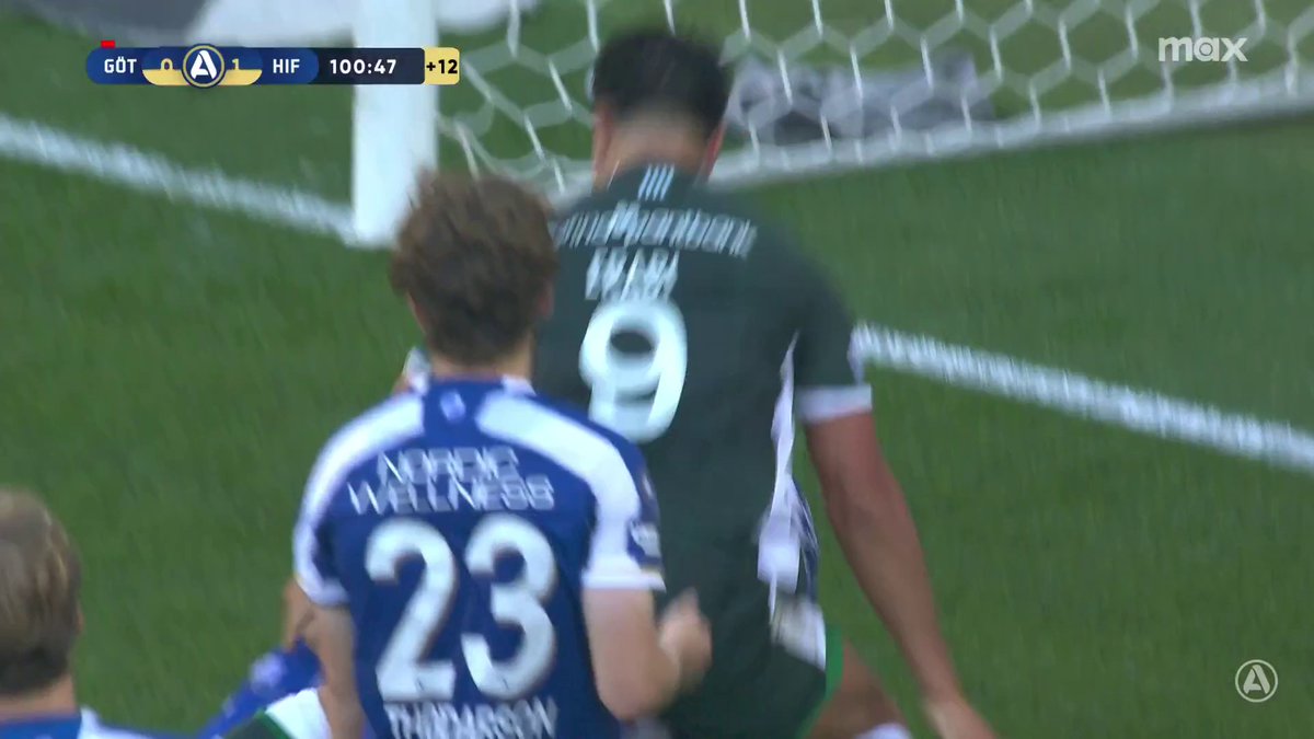 1-0 Hammarby! Jusef Erabi slår till i den 101:a matchminuten mot IFK Göteborg! 📲 Se matchen på Max