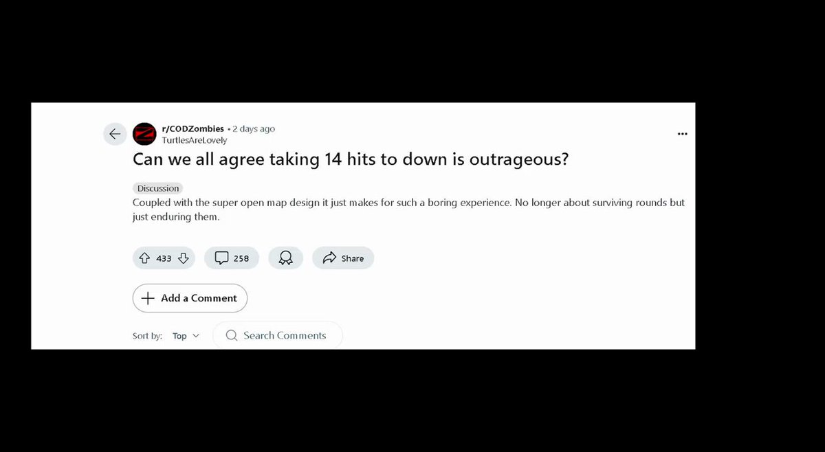 “I can’t believe they added 14 hit downs to my zobies!!!”