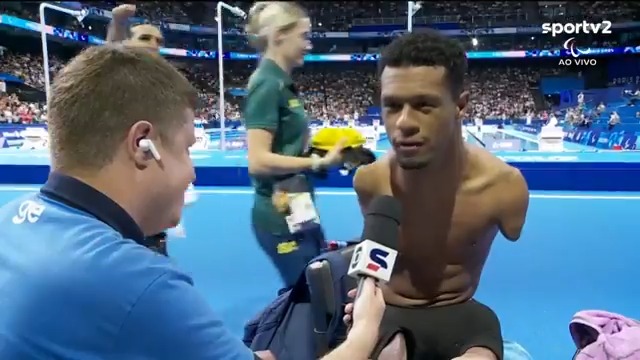 RECORDE DE NOVO! 🤩🤩 Tem que respeitar demais o Gabrielzinho, que fase espetacular! 🇧🇷🔥🇧🇷🔥🇧🇷🔥 #ParalimpíadasNoGe #Paris2024 #JogosParalímpicos