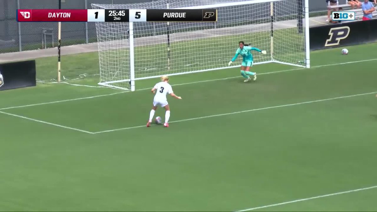 A great pass from Kayla Budish, and Lauren Omholt beats the keeper for her first goal of the year at 64:16! #BoilerUp 🚂⚽️