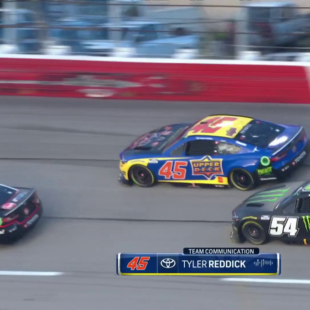 "I'm throwing up. S***ting myself." Tyler Reddick is feeling sick inside the car. #NASCAR