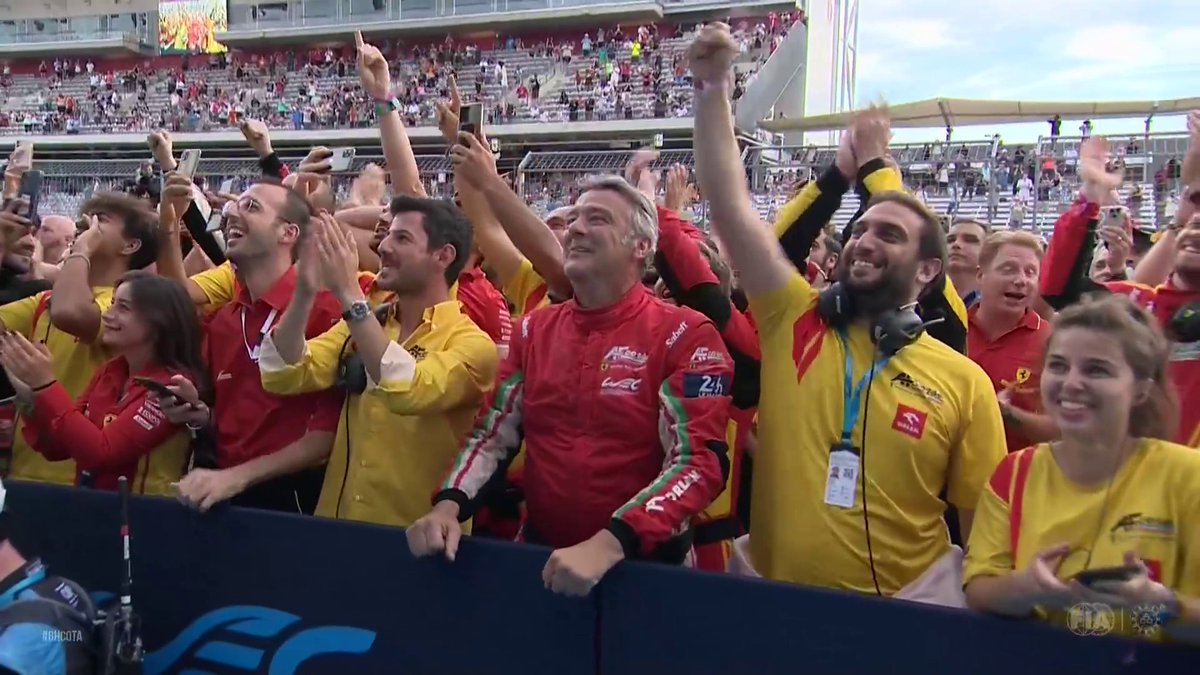 A HUGE moment for AF Corse Ferrari!🥇✨ #83 driven by Robert Kubica, Robert Shwartzman, and Yifei Ye wins the 6 Hours of COTA!! #WEC #6HCota