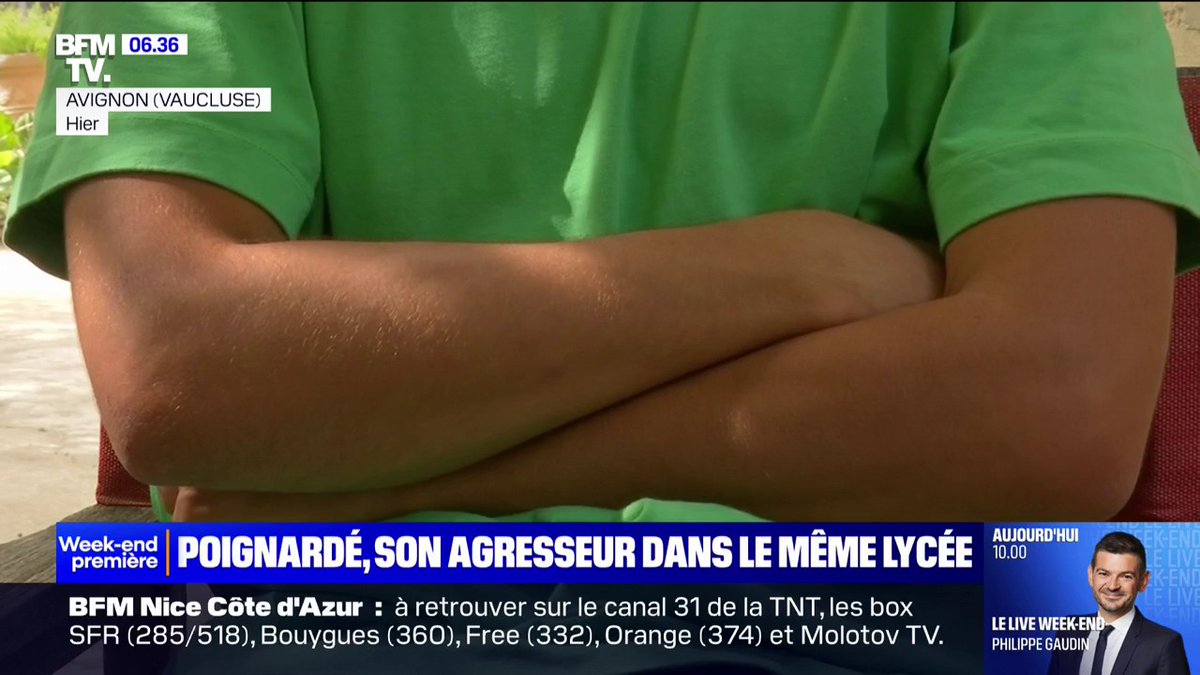🔴 Avignon (84) - Un adolescent poignardé et sérieusement blessé, il y a tout juste 1 an, se retrouve dans le même lycée que son agresseur le jour de la rentrée scolaire. "L’interdiction d’être dans la même ville a été levée pour permettre sa rentrée"