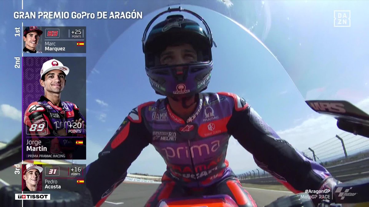 Saluden al LÍDER DEL MUNDIAL DE #MotoGP 🫡 Jorge Martín Almoguera