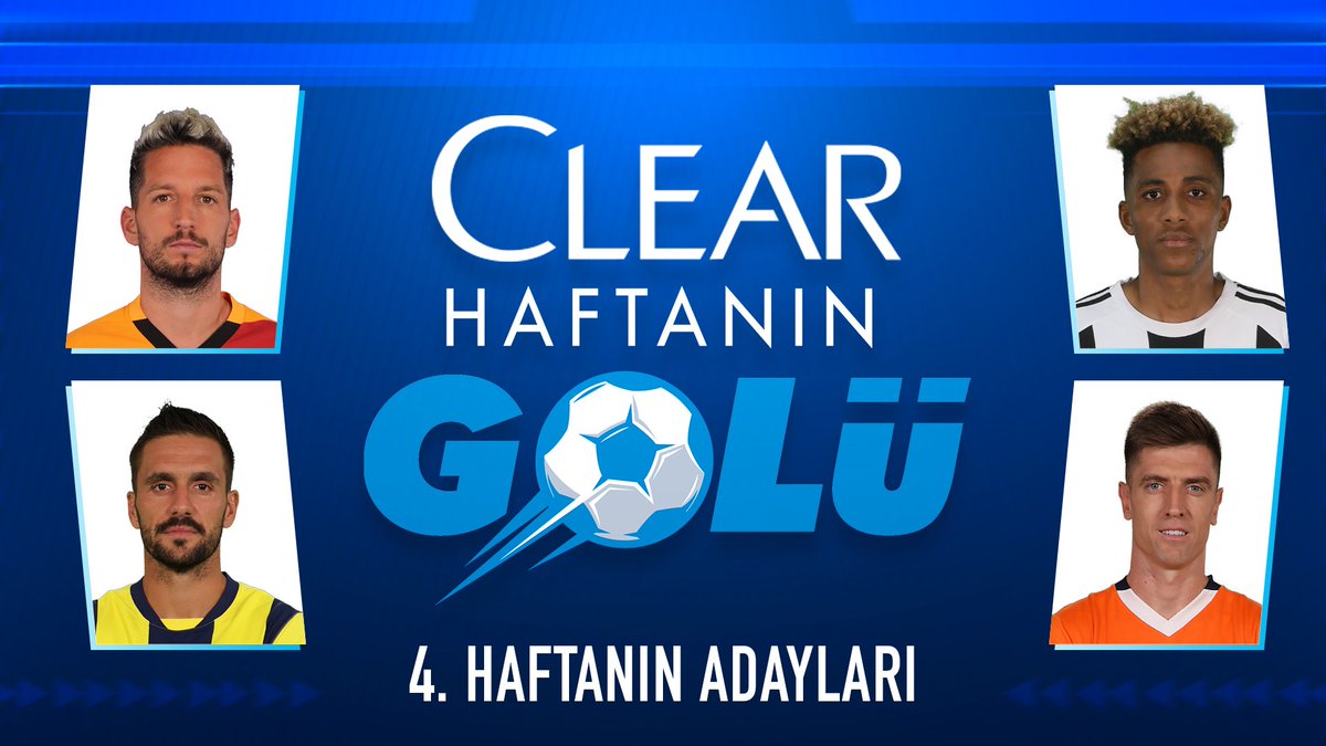 Süper Lig’de haftanın golü adayları belli oldu. - Mertens - Gedson Fernandes - Tadic - Piatek