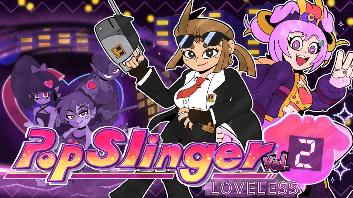 WE ARE SO BACK! 💖PopSlinger Vol. 2 - Loveless is bringing coffee-fueled combat to #NintendoSwitch & #Steam on Oct. 9! Dive into a vibrant, rhythm-driven shooter with an all-new story, evolved gameplay, and a FUNKY soundtrack. Watch the trailer now!👇 #PopSlingerVol2 #IndieGame