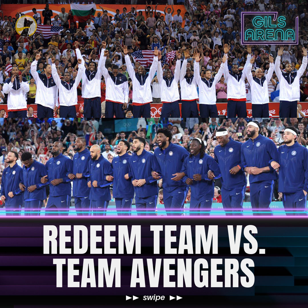 Dwight Howard says the 2008 Redeem Team would beat the 2024 Avengers in a 7-game series 👀 (🎥 Gil’s Arena )