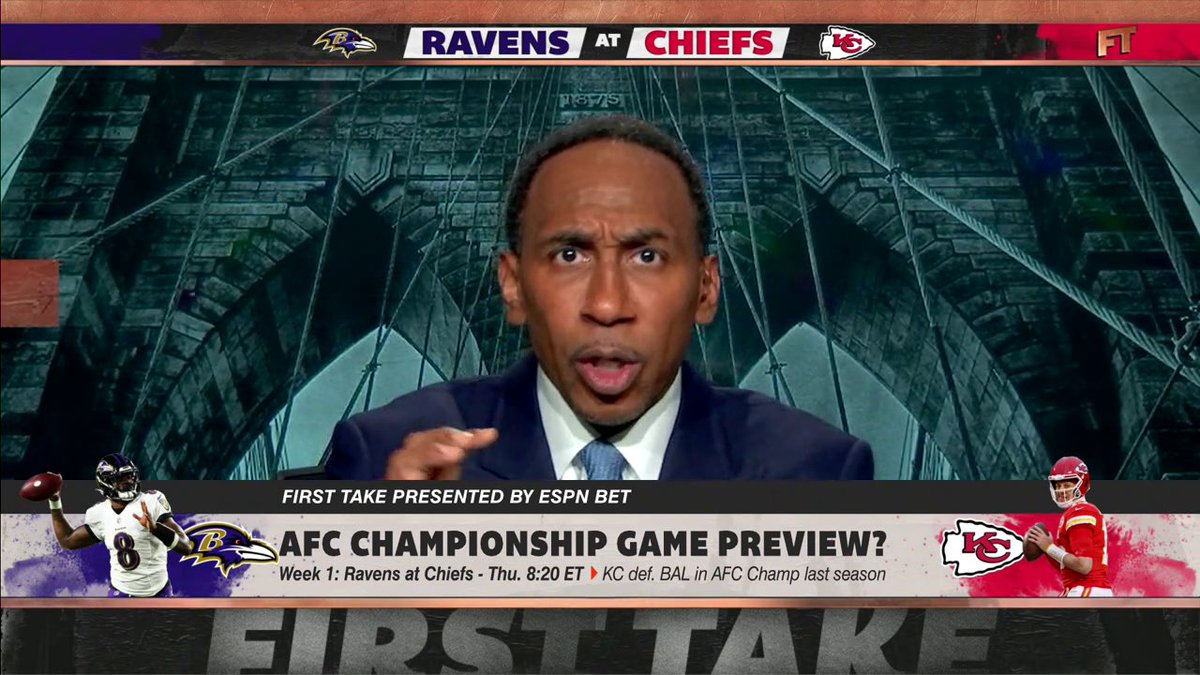 Stephen A. Smith on Lamar Jackson “[If] you’ve got a sorry team around you like Matthew Stafford had for 12 years, we’re able to appreciate your greatness…and say “that ain’t on you”. We haven’t been able to say that about Lamar Jackson”
