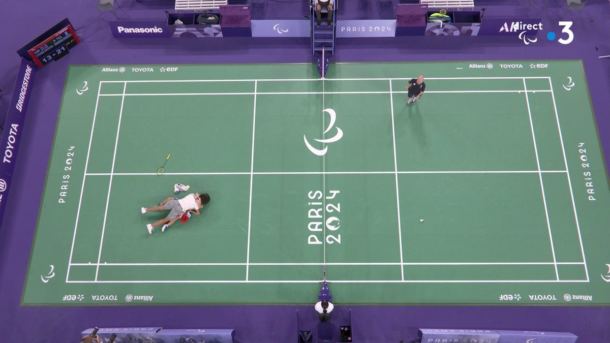 #Paris2024 | 🇫🇷🤩 OUIIII !!! ÉNORME CHARLES NOAKES !!! 🔥🔥 🥇 Le Français a réalisé une finale de patron face au Britannique Krysten Coombs, et remporte le match en 2 manches. Il devient champion paralympique pour la première fois de sa carrière !
