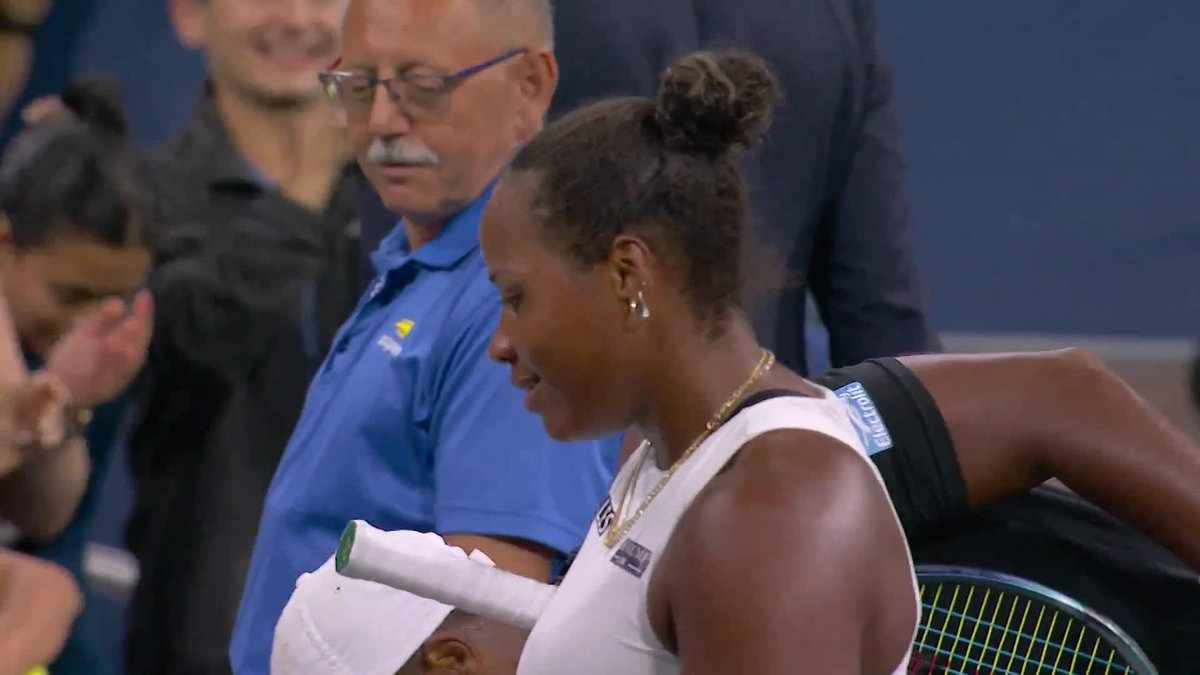 What. A. Story! Donald Young and Taylor Townsend reach the mixed doubles semis after defeating defending champs Danilina and Heliovaara. Donald Young Jr | #USOPEN