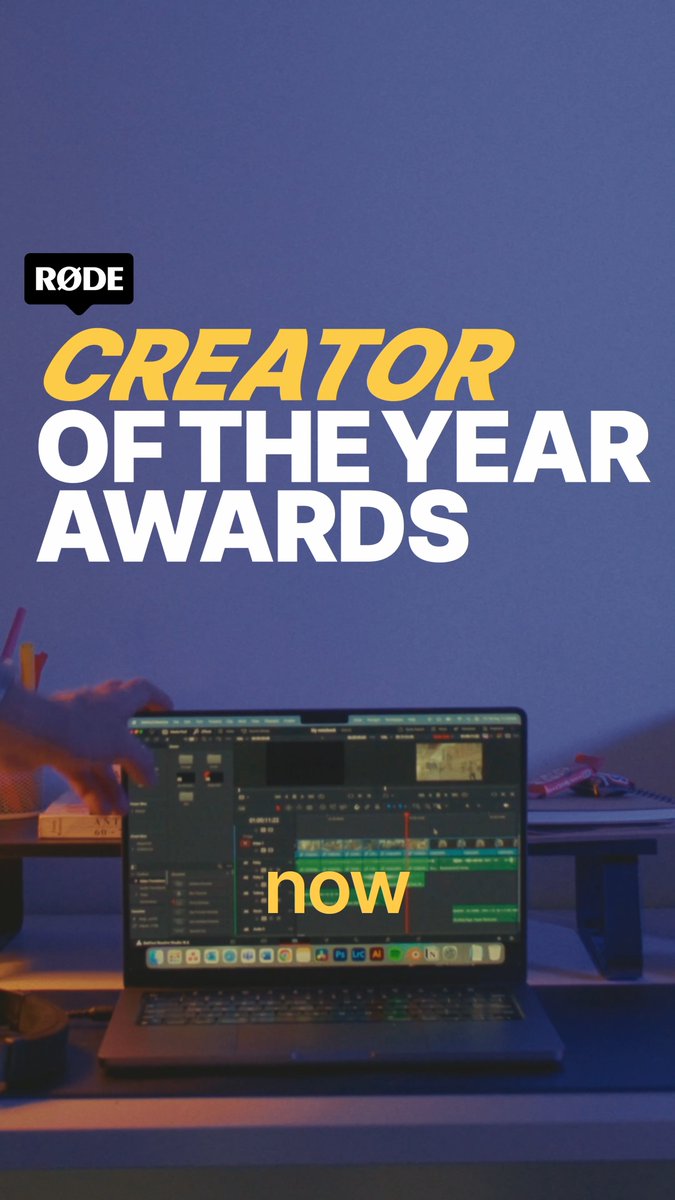 Introducing the RØDE Creator of the Year Awards! 🏆 We're giving away $250,000 in cash, plus over $100,000 worth of prizes to the top creators as voted by RØDE and our community. The Awards span across 22 categories, ranging from ASMR to Adventure & Outdoors, Gaming to Gym & Fitness. To find out more, head to the link below. Entries close October 1, 10:00AM (AEST), 2024. Find out more: #COTYA