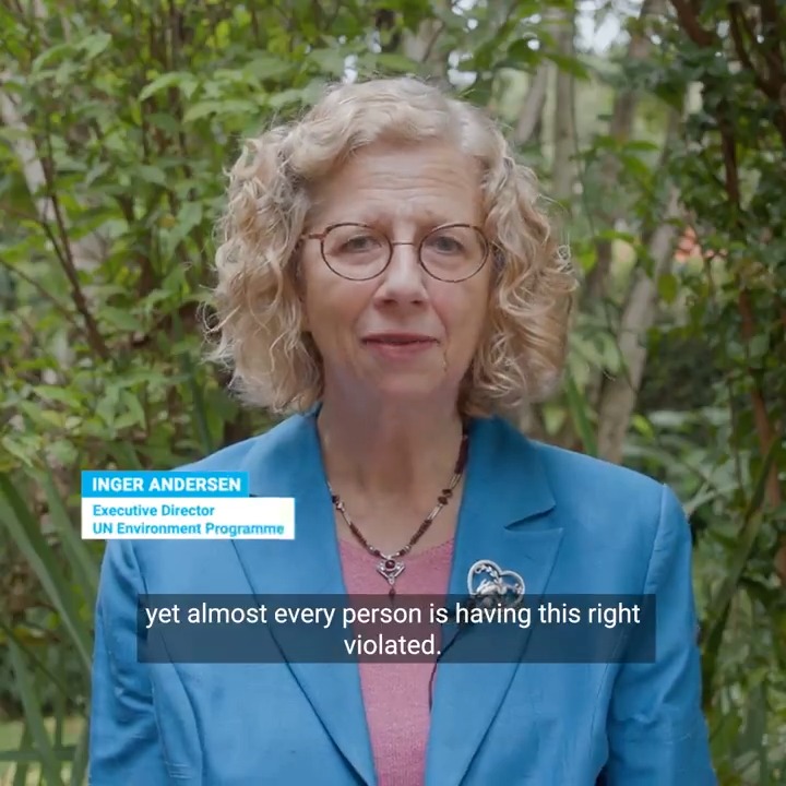 Although a human right, clean air is still denied to 99% of the world’s population. Ahead of #WorldCleanAirDay, Inger Andersen calls for urgent global action to tackle air pollution, set strong standards, and invest in solutions for #CleanAirNow.