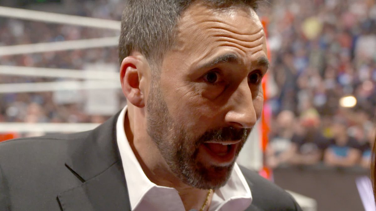 It was a dream come true for Joe Tessitore tonight on #WWERaw!