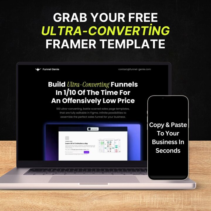 I spent 40+ hours crafting the ultimate Framer template for selling Digital Products. You can DIRECTLY copy &amp; paste it for your business in seconds. Easily worth $497 but now FREE for 48 hours To Receive - Like + Comment “DP” [Must be following or I can’t DM]