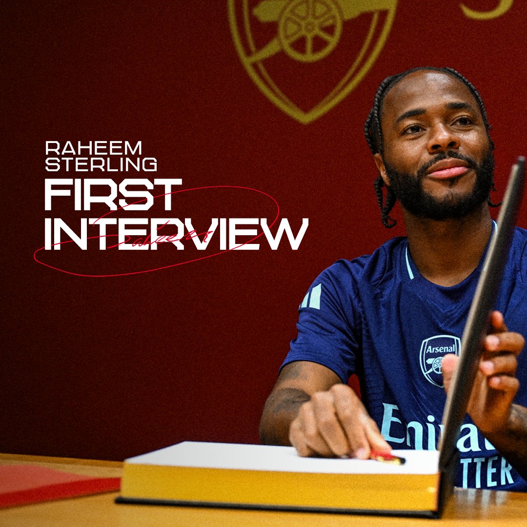 💬 "This is a perfect fit for me." Watch Raheem Sterling's exclusive first interview right here 👇