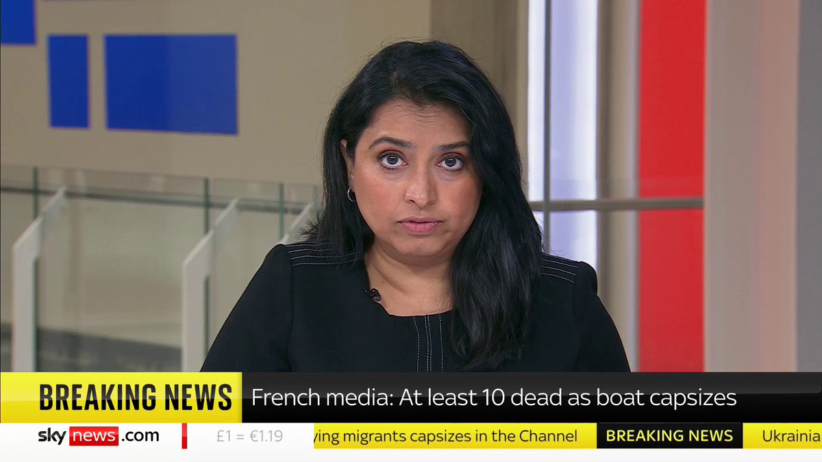 BREAKING: At least 10 people have died after a boat carrying migrants has capsized in the English Channel, according to French media. 📺 Sky 501 and YouTube