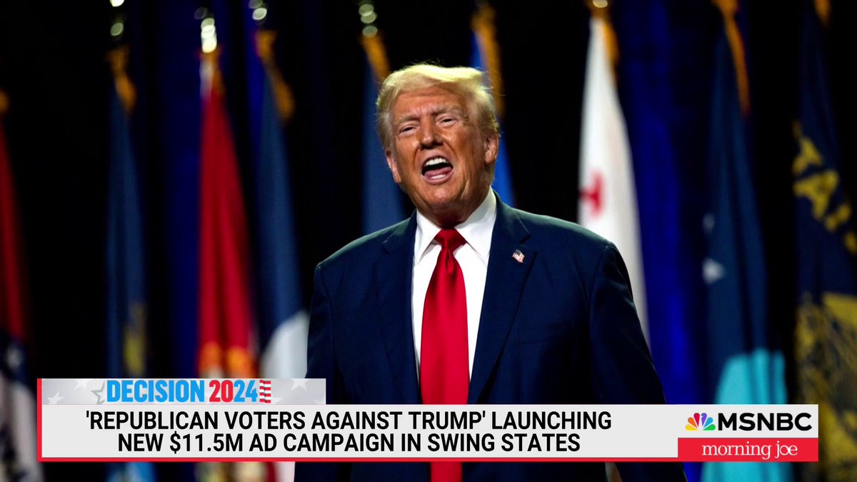 "People are bored by Trump. They're bored with all of the drama, they're tired of the insults, they're tired of the lies about the election... They're interested in a new pitch, and that's what Kamala Harris has for them." — Sarah Longwell on 'Republican Voters Against Trump'