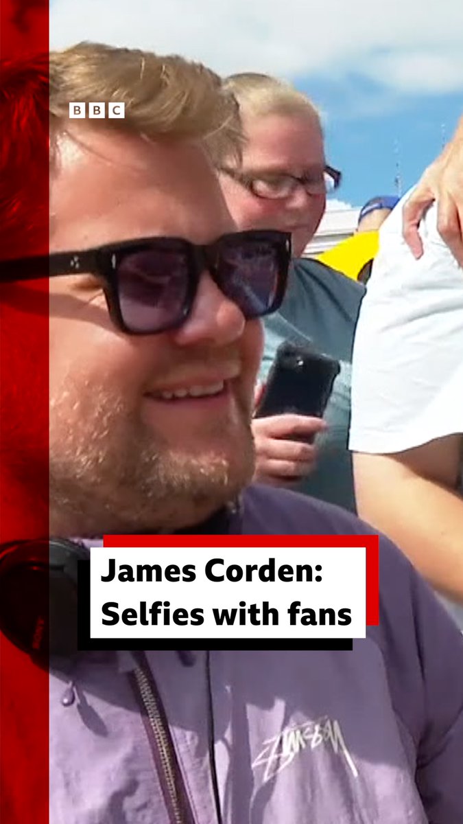Gavin and Stacey star James Corden says being back in Barry to film the final episode of the show is 'wonderful' and the support from fans is 'overwhelming'