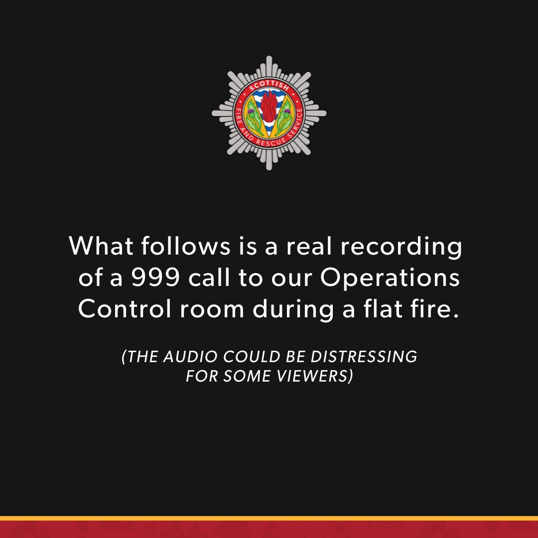 “There’s a fire in my flat. I can’t get out.” This is a real 999 call, released to illustrate the critical role of Firefighter Control in managing emergency calls. Recruitment for Operations Control staff across our three sites in Johnstone, Dundee, and Edinburgh is now open.