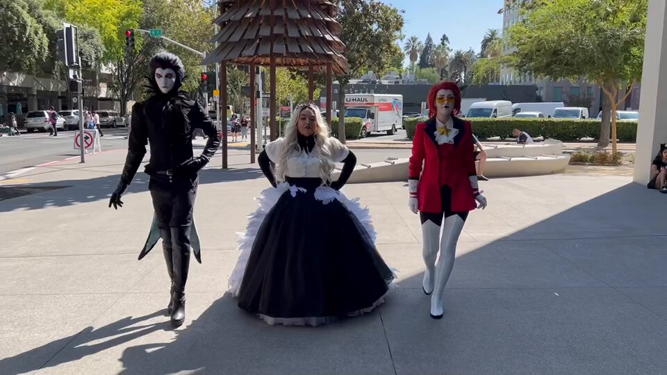 One thing Goetia’s have in common, it’s to Serve C**t Super fun being C**ty Goeita’s with my friends pixiedustandcoffee and cobalt.bleu on Instagram #HelluvaBoss #SacAnime