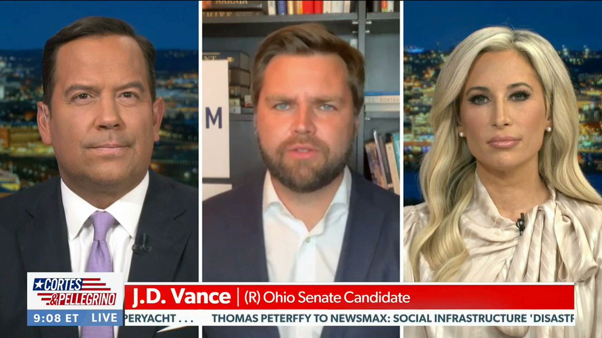 Unearthed video: JD Vance said childless elites make the U.S. “dangerous.” It was too much for a Newsmax interviewer.
