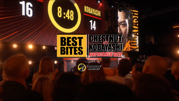 Who’s hungry for more? Behold the best bites from Chestnut vs. Kobayashi: Unfinished Beef presented by @underdogfantasy.