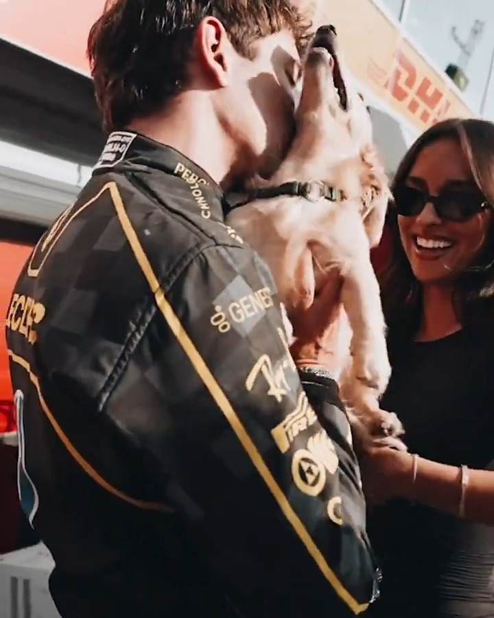 The official post-race debrief, conducted by Leo 🐶🎤 #CharlesLeclerc #F1