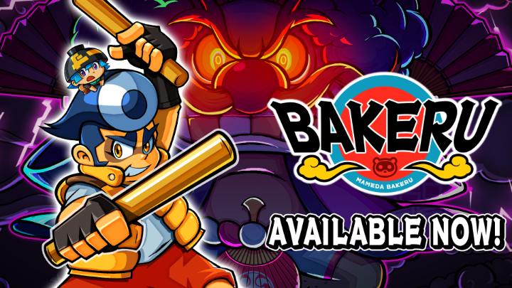 Battle to the beat of your own Tanuki drum as you transform into fairy tale heroes and fight through enemies to free Japan from the grip of evil spirits! BAKERU is available now on #NintendoSwitch! 🌟: