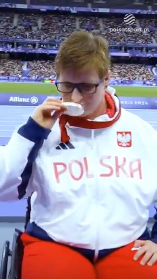 😍🇵🇱😍 𝐋𝐮𝐜𝐲𝐧𝐚 𝐊𝐨𝐫𝐧𝐨𝐛𝐲𝐬 ze srebrnym medalem igrzysk paralimpijskich w Paryżu 🥈👏 #Paralimpics #Paris2024
