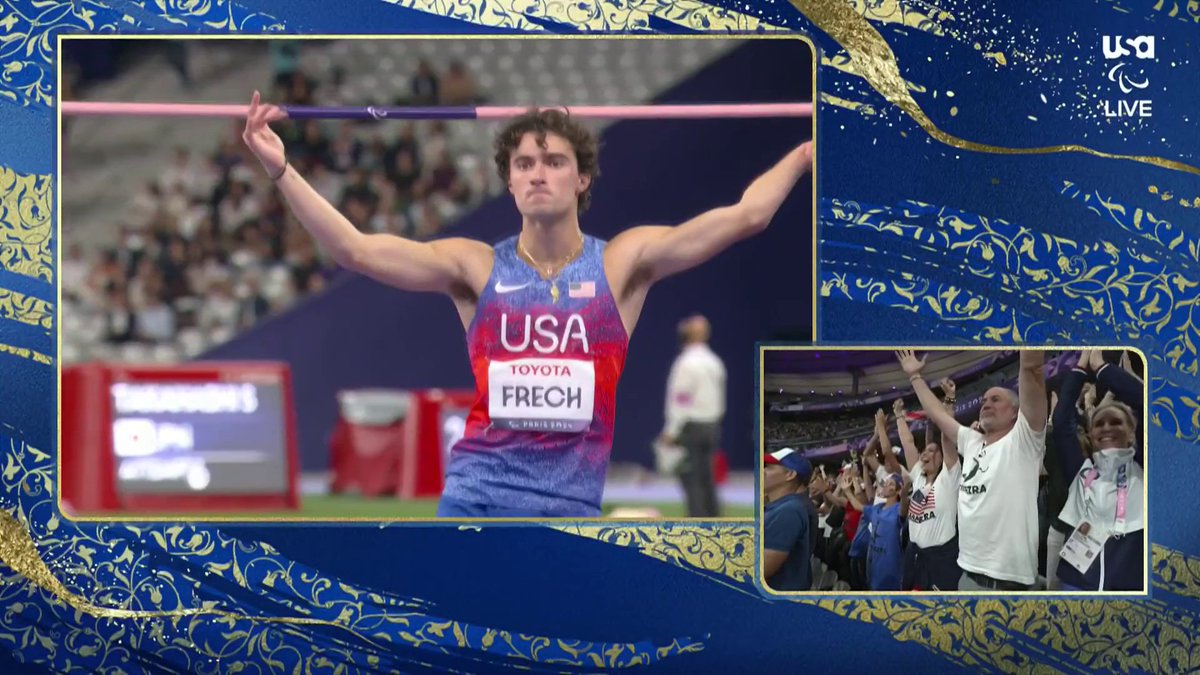 Ezra Frech counted down the days until he'd win Paralympic gold. HE DID IT ON BACK-TO-BACK DAYS, winning the men's high jump T63 after winning the men's 100m T63. #ParisParalympics