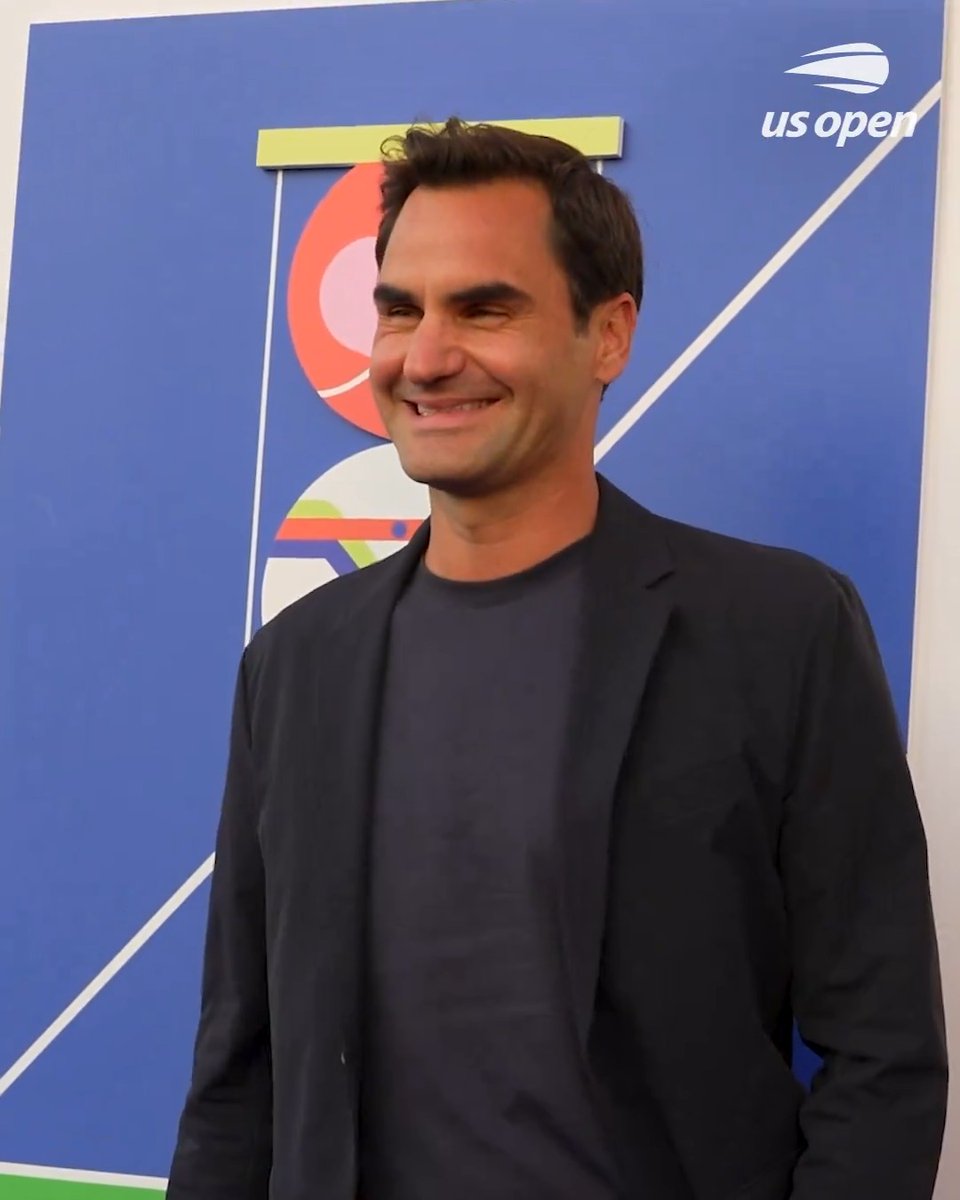 ROGER FEDERER IS IN THE BUILDING! 🤴 We've missed you dearly, Roger Federer.