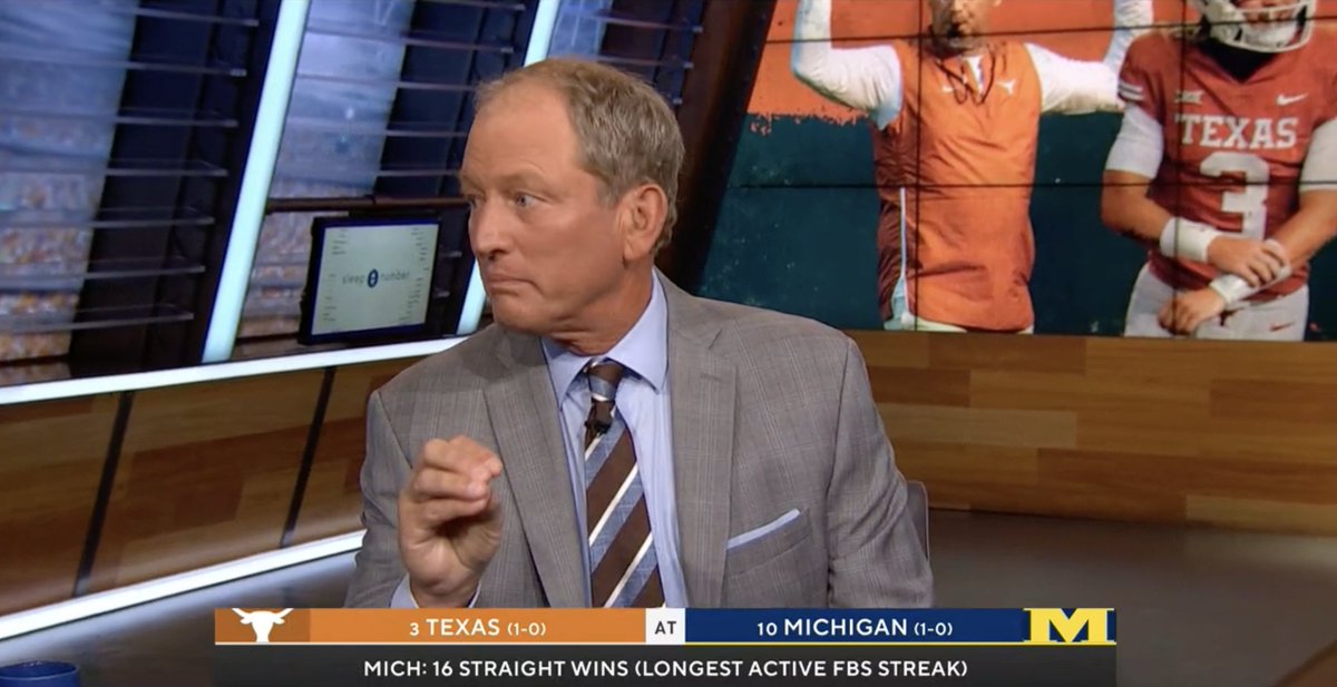 "Steve Sarkisian is building Alabama in Austin. They're not only gonna win... they're gonna whip em." 🗣️ Rick Neuheisel says the Texas Football Longhorns are gonna bring the pain to the defending national champion Wolverines this weekend 👀🤘
